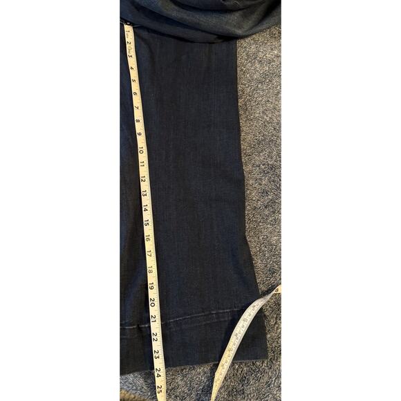 Anthropologie Pilcro Wharfside Jeans Women’s 32 Blue High Waist Wide Leg Cropped - Picture 15 of 16